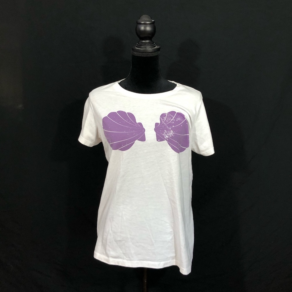 White adorkable apparel mermaid top